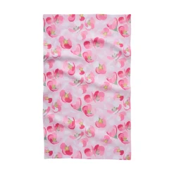 Geometry Cherry Blossom Tea Towel