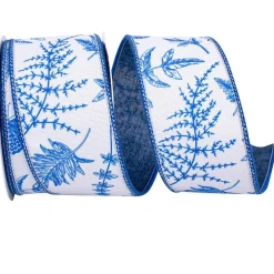 Reliant Ribbon Chinoiserie Fern Ribbon, 2.5" X 10YD