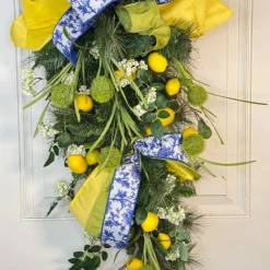 Miss Cayce's Chinoiserie Lemon Dream Teardrop