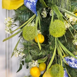 Miss Cayce's Chinoiserie Lemon Dream Teardrop