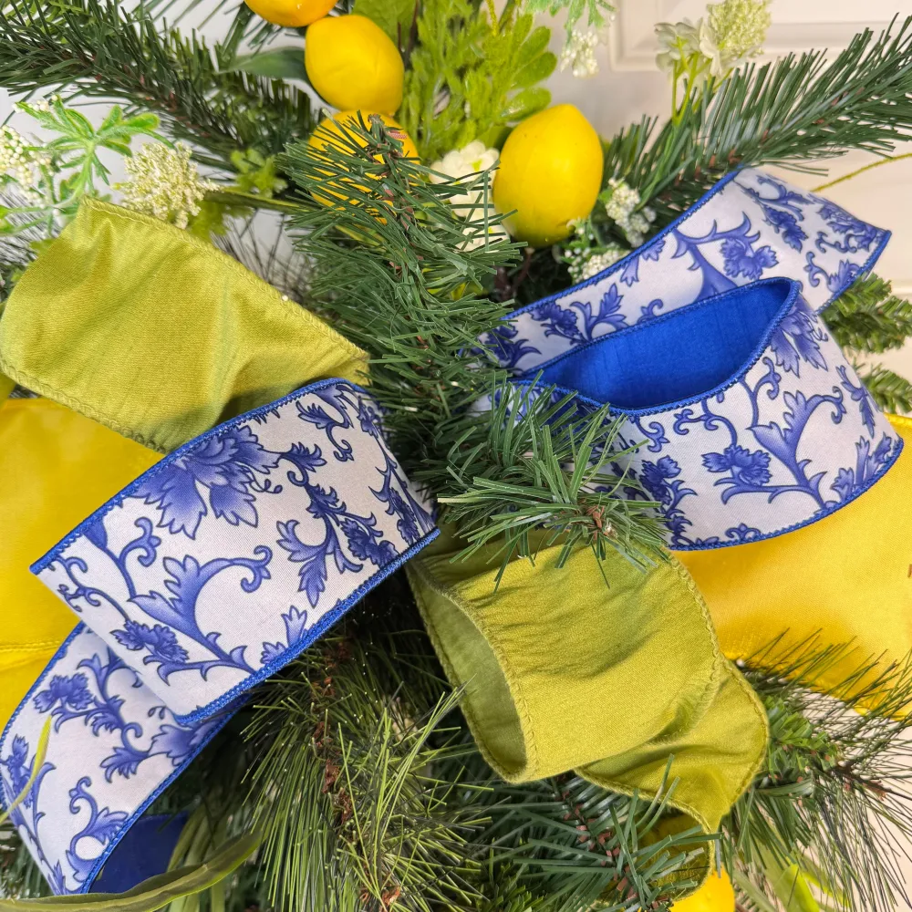 Miss Cayce's Chinoiserie Lemon Dream Teardrop