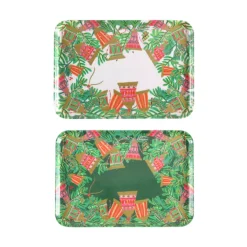 180 Degrees Christmas Bells Rectangular Tray