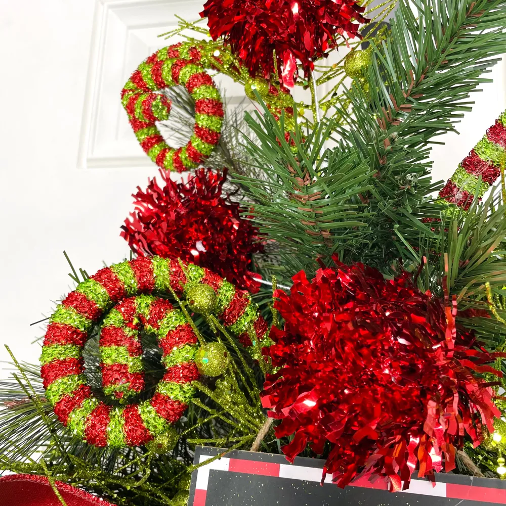 Liberty Floral Christmas Tinsel Curl