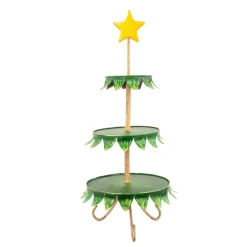 The Round Top Collection Christmas Tree Tiered Tray