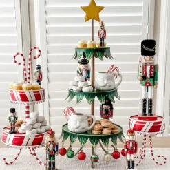 The Round Top Collection Christmas Tree Tiered Tray