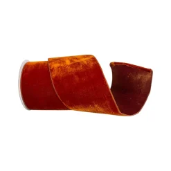 Farrisilk Cinnamon Velvet Ribbon 6"X10YD