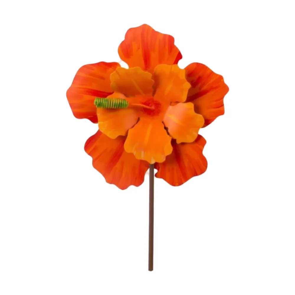 The Round Top Collection Classic Hibiscus Flower, Medium