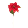 RAZ Classic Red Poinsettia Stem