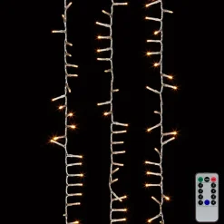 RAZ Clear Snake Garland With Warm White Lights-73.8'