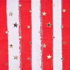 Sophistiplate Cocktail Napkin, Patriotic Confetti