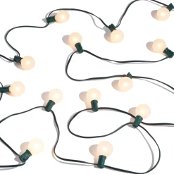 RAZ Connectable Matte Globe String Light, 15'