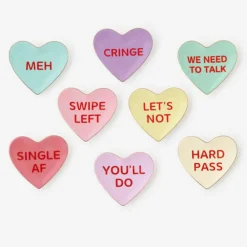 180 Degrees Contrary Candy Heart Trinket Dish