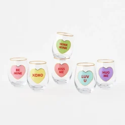 180 Degrees Conversation Heart Wine Tumbler