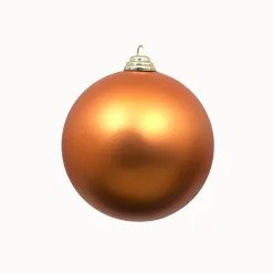 Farrisilk Copper Matte Ball Ornament, 6"