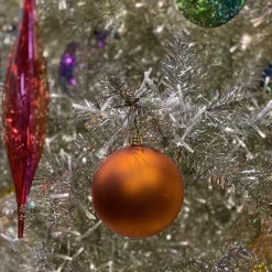 Farrisilk Copper Matte Ball Ornament, 6"