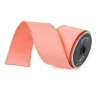 Farrisilk Coral Dupion Ribbon, 2.5" X 10YD