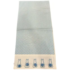 Two's Company Cottontail Table Runner with Bunny Pom Pom