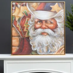 Farrisilk Cowboy Santa by Celia Meadors