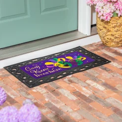 Evergreen Crazy Krewe Lives Here Sassafras Switch Mat