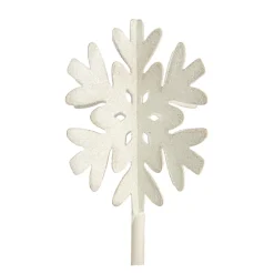 The Round Top Collection Crystal Snow Flake Finial