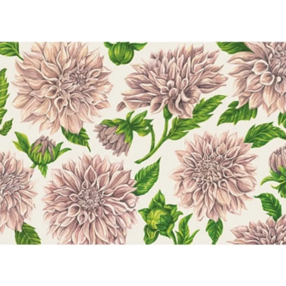 Hester & Cook Delightful Dahlias Placemat Set