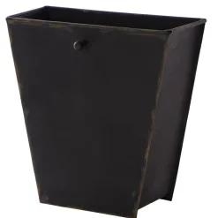 The Round Top Collection Display Pocket Planter, Black