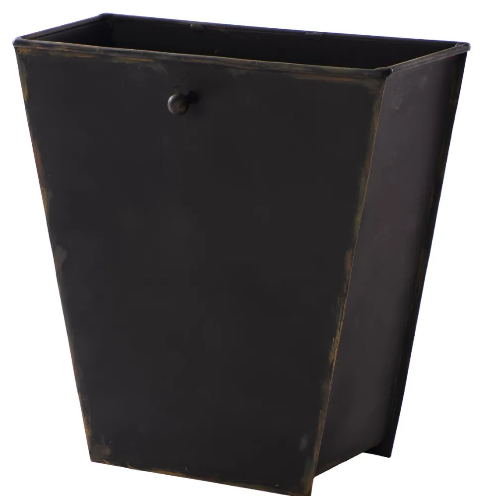 The Round Top Collection Display Pocket Planter, Black