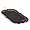 RAZ Distressed Black Tray