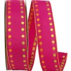 Reliant Ribbon Dots Delight Europa Fuchsia Ribbon, 1.5" X 10YD
