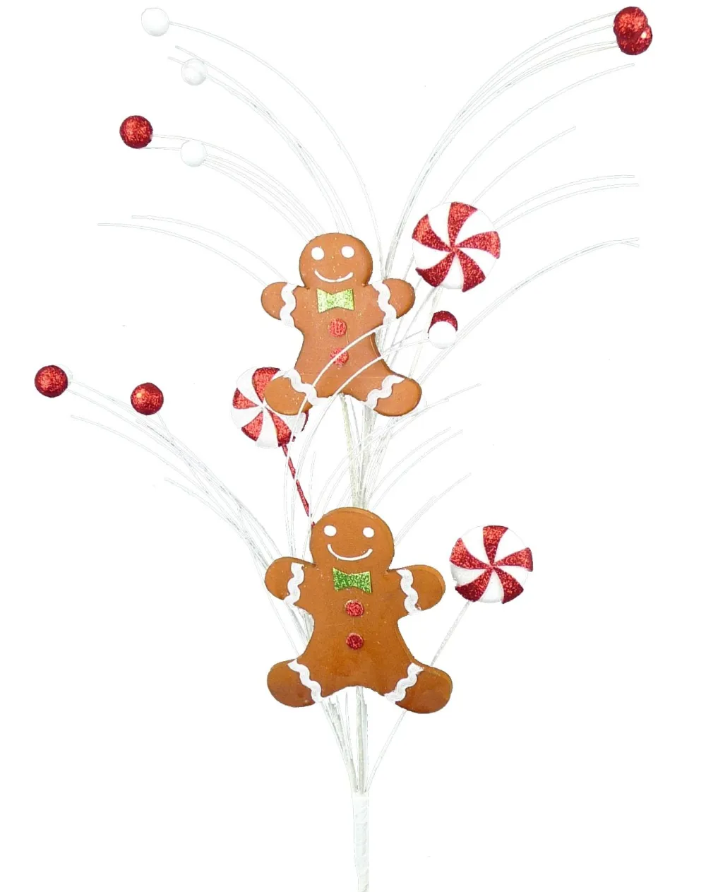 Liberty Floral Double Gingerbread and Mint Spray