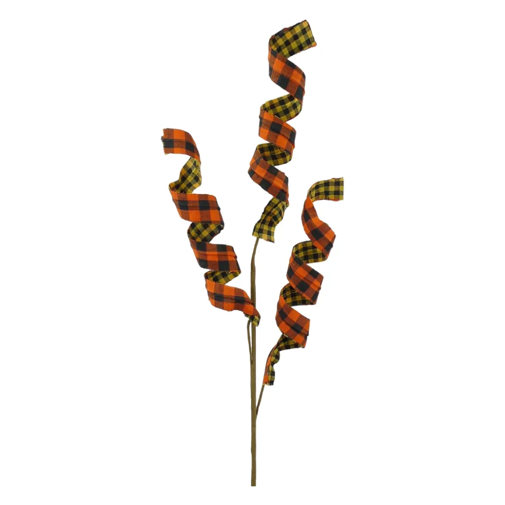 Liberty Floral Double Sided Plaid Frizzy Spray