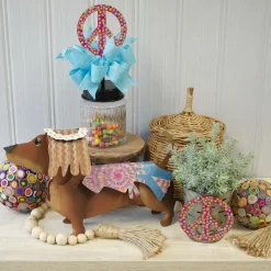 The Round Top Collection Dress Up Pet, Flower Child Costume