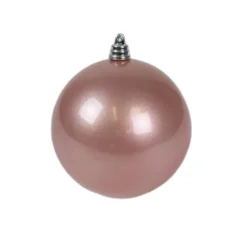 Farrisilk Dusty Rose Candy Apple Ornament, 6"