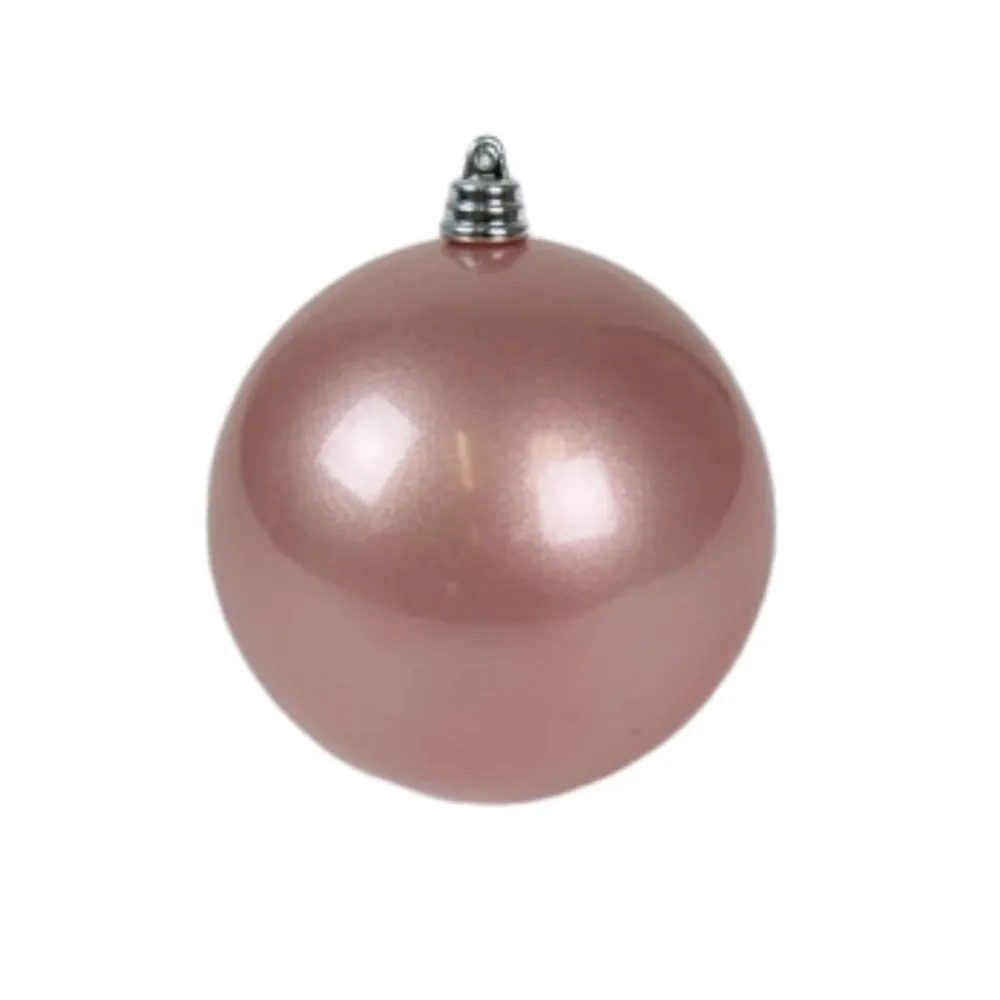 Farrisilk Dusty Rose Candy Apple Ornament, 6"