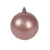 Farrisilk Dusty Rose Candy Apple Ornament, 4"
