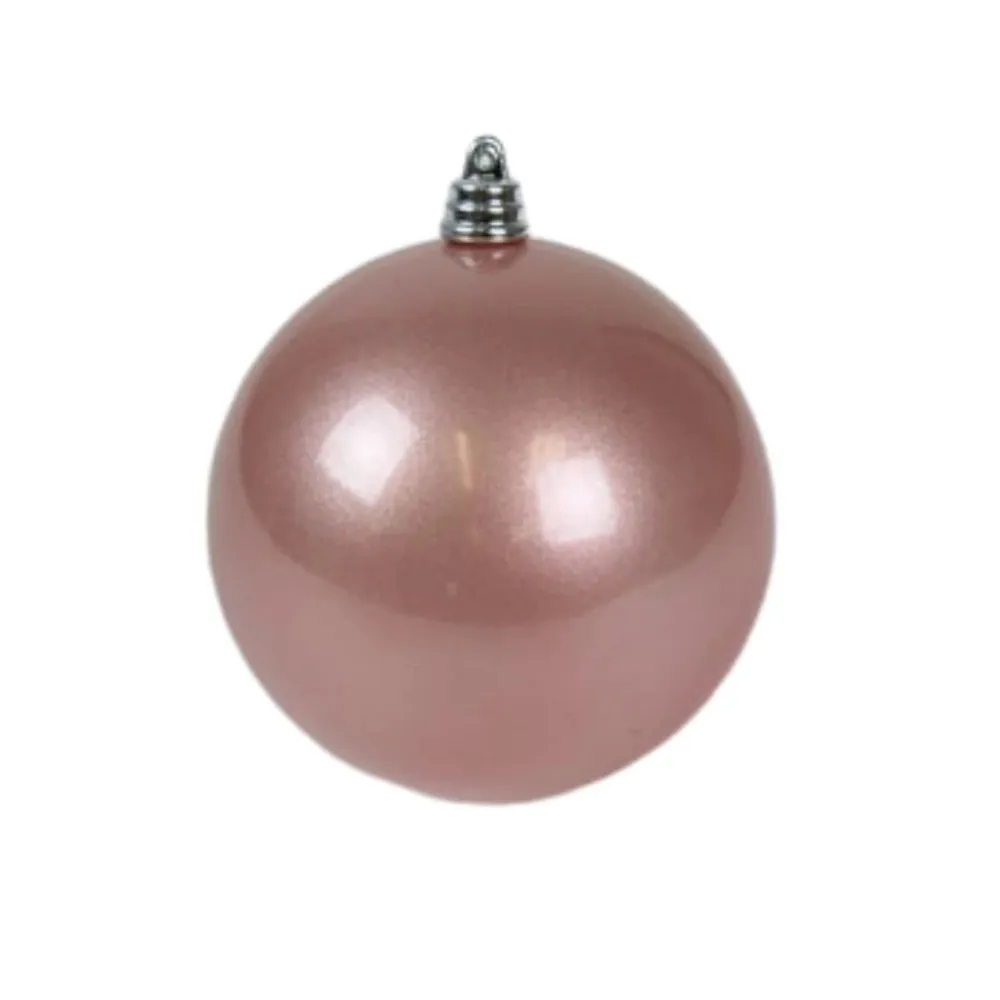 Farrisilk Dusty Rose Candy Apple Ornament, 4"