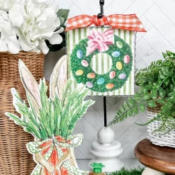 The Round Top Collection Easter Boxwood Wreath Mini Gallery Art