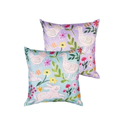 Evergreen Easter In Bloom Reversible Pillow