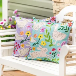 Evergreen Easter In Bloom Reversible Pillow