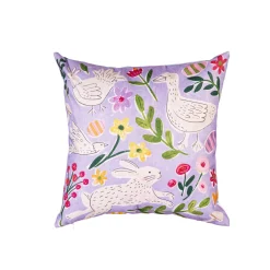 Evergreen Easter In Bloom Reversible Pillow
