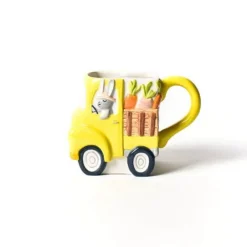 Happy Everything Easter Truck Shaped Mug by !