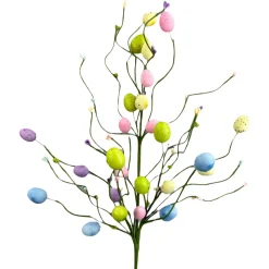Liberty Floral Eggs on Branches Spray