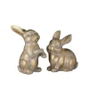 Regency Elegant Golden Bunny Figurine, Small