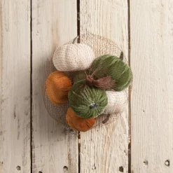 Bethany Lowe Designs Elegant Velvet Pumpkins Set