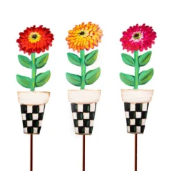 The Round Top Collection Elegant Zinnia Pot