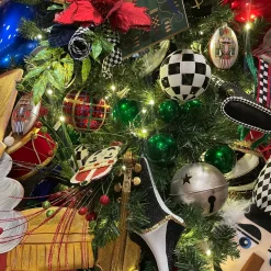 Farrisilk 10' Emerald Candy Apple Ball Garland