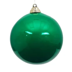Farrisilk Emerald Green Candy Apple Ball Ornament, 8"