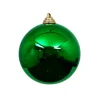 Farrisilk Emerald Green Shiny Ball Ornament, 4"