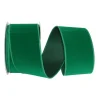 Reliant Ribbon Emerald Velvet Ribbon, 2.5" X 10YD