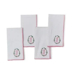 Two's Company Enchanted Bunny Napkin Set